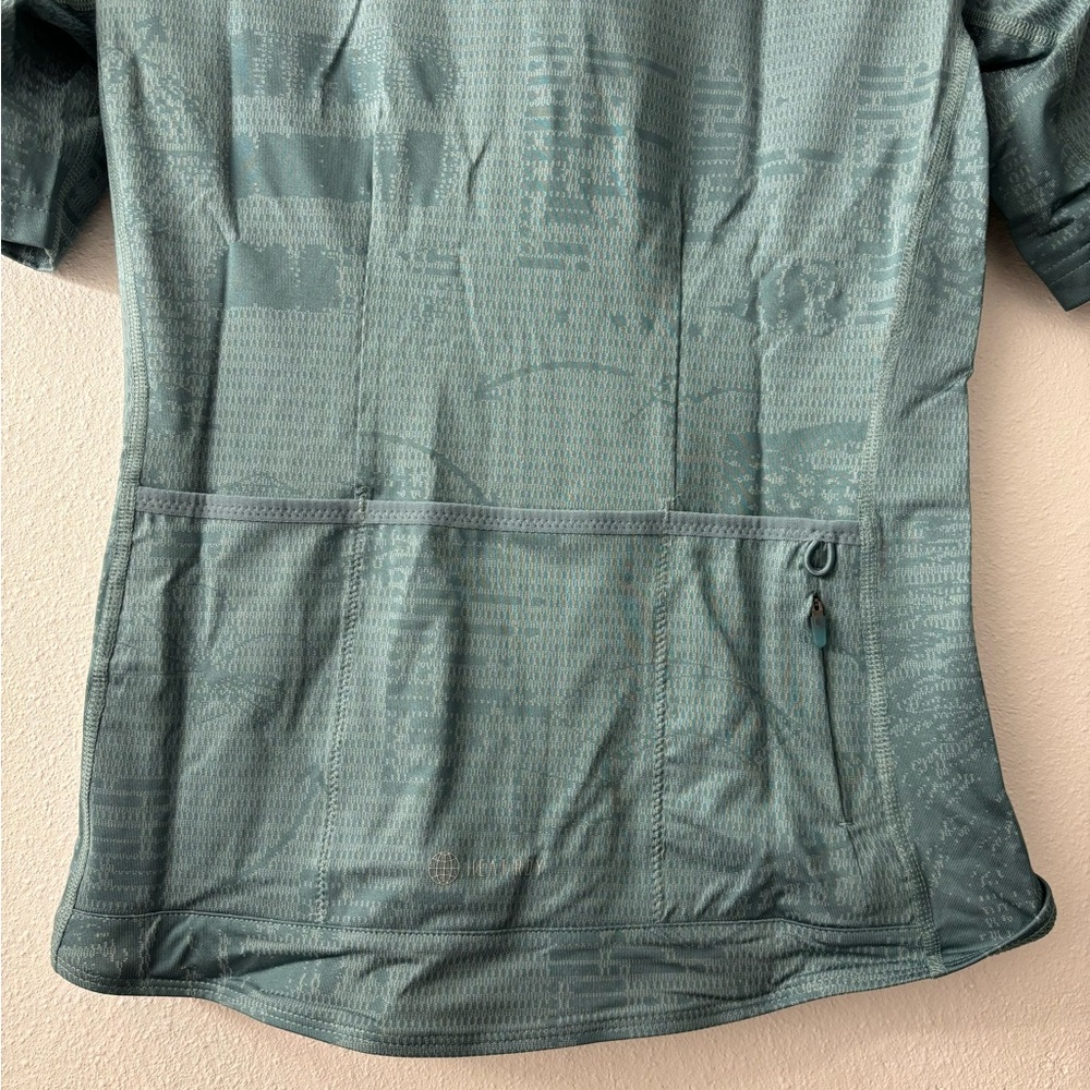 Adidas X Parley Heat.RDY Women’s Green Cycling Jersey Size Small - Picture 8 of 11